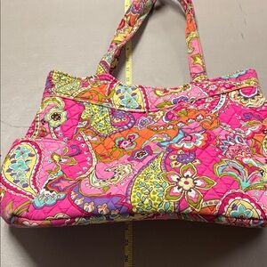 Vera Bradley Pink and Green Floral Bag